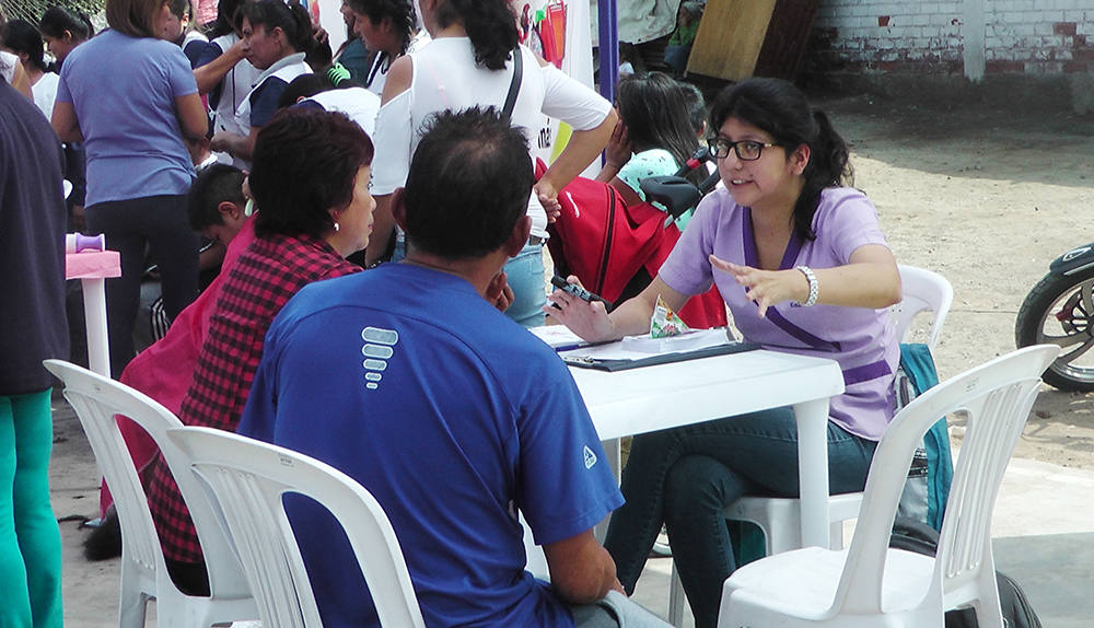 EDUVIDA participa en campaña de salud organizada por Municipalidad de San Juan de Lurigancho