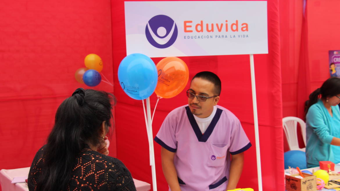 EDUVIDA participó en la Feria Informativa y Campaña de Salud gratuita del Control del Crecimiento y Desarrollo de la Niña y el Niño – CRED